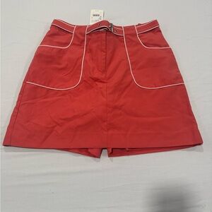 Izod Red Women's Skorts with White Trim